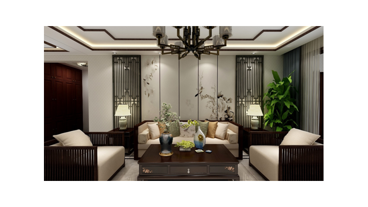 唐山市國花園-138平米-傳統(tǒng)中國風格