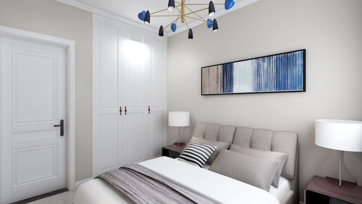 唐山鉑悅山-135平米-12萬元-馨典雅的暖色系