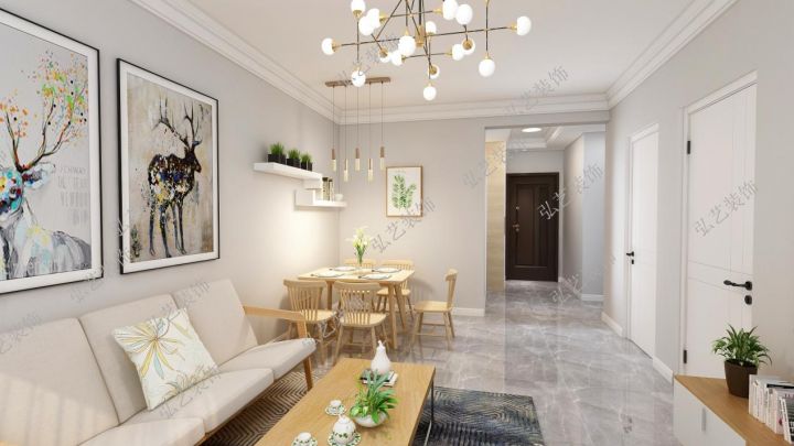 景泰翰林-74平米-原木系風(fēng)格