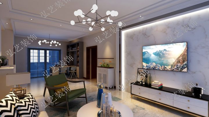 景泰翰林-120平米-簡約風(fēng)格