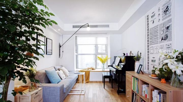 北歐風三居，原木打造一個清凈無雜的家！