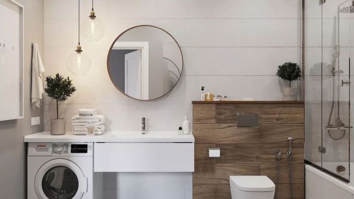 衛(wèi)生間洗衣機(jī)的擺放形式，get到你了么？