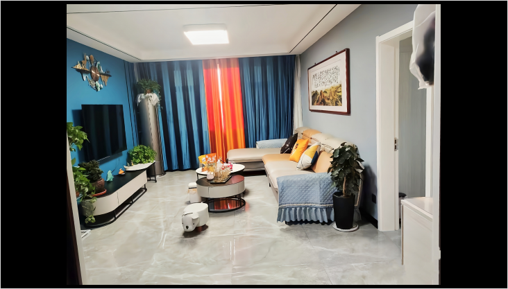 富景園103平米現(xiàn)代簡約風(fēng)