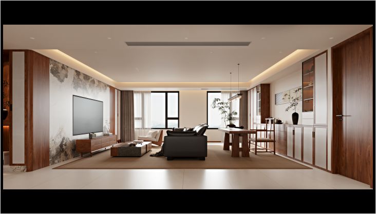 南湖CBD155㎡新中式