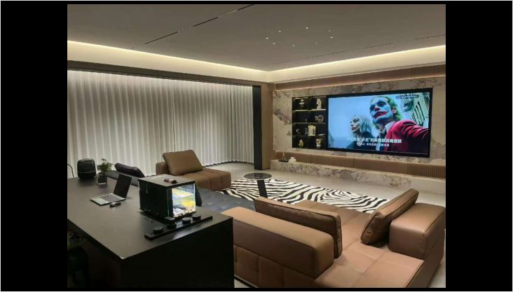 200㎡客廳意式極簡風(fēng)