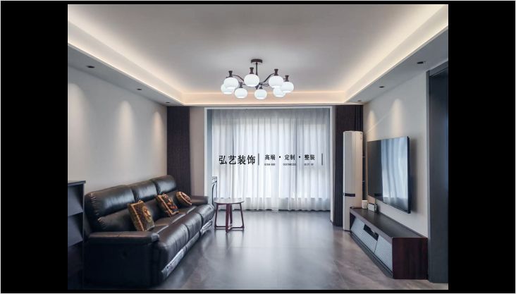 國茂府125㎡現(xiàn)代中古風(fēng)實(shí)景落地