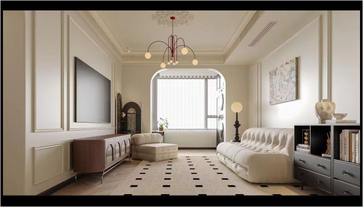 這才是奶油法式裝修該有的樣子，溫柔到心化